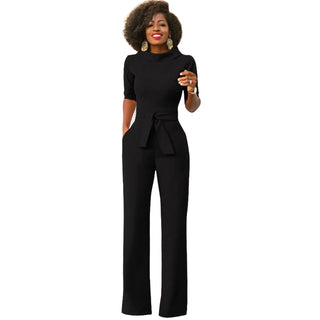 Women's High Waist Wide Leg Jumpsuit
