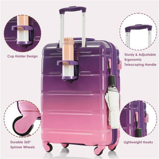Hard Shell Spinner Wheels Luggage Set