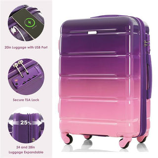Hard Shell Spinner Wheels Luggage Set