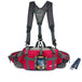 Rose red shoulder straps
