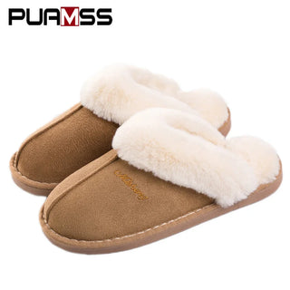 Indoor Warm Plush Fur Slippers