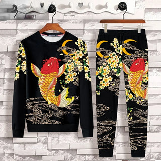 Printed Sports 2 Piece Outfit Set