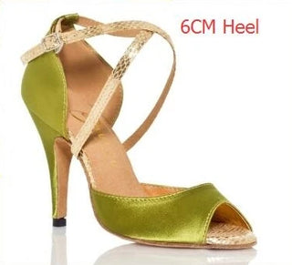 Professional Satin Latin Dance Shoes