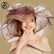 Wine Red Sun Hat