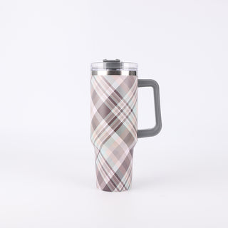 Large Printing Handle Ice Coffee Cup