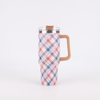 Large Printing Handle Ice Coffee Cup