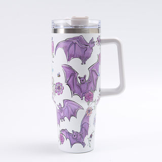 Large Printing Handle Ice Coffee Cup
