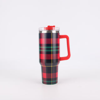 Large Printing Handle Ice Coffee Cup