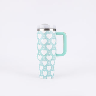 Large Printing Handle Ice Coffee Cup