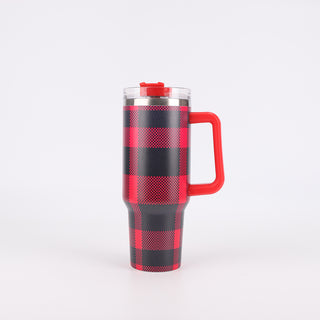 Large Printing Handle Ice Coffee Cup
