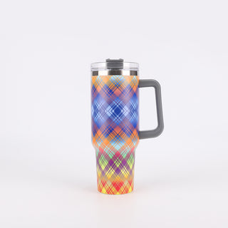Large Printing Handle Ice Coffee Cup