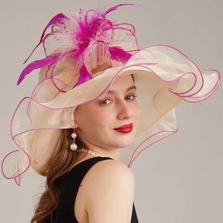Elegant Wide Brim Church Hats
