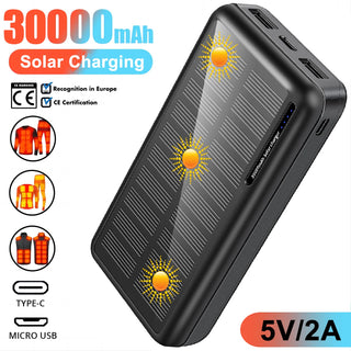 Solar Power External Battery Pack