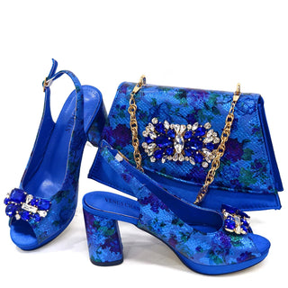 Charming Italian Shoes & Bag Matching Set
