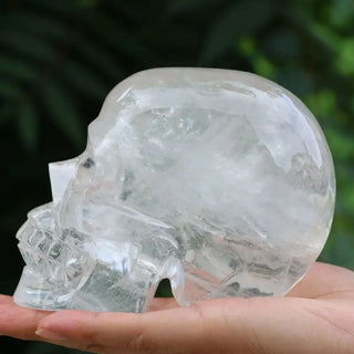 Clear Quartz Crystal Healing Skull
