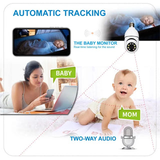 Night Security Light Bulb Camera