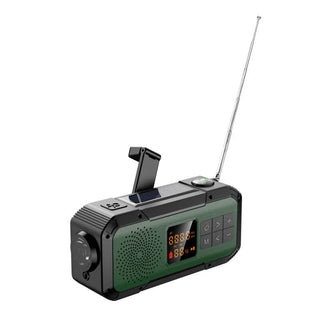 Solar Multi-functional Hand-cranked Power Radio