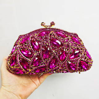 Big Rhinestone Evening Clutch  Purse