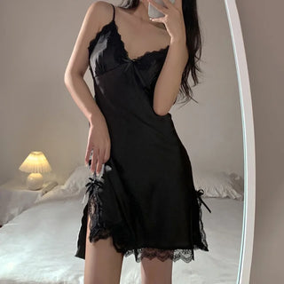 Ladies Lace V-neck Sleeveless Sleepwear