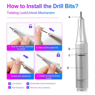 Electric Rechargeable Nail Drill Machine