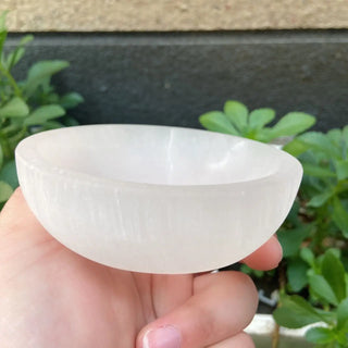 Carved Quartz Crystal Healing Bowl