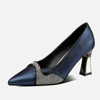 Sequins Pointed Shallow Mouth Shoes