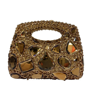 Luxury Rhinestone Bridal Wedding Clutch Purse