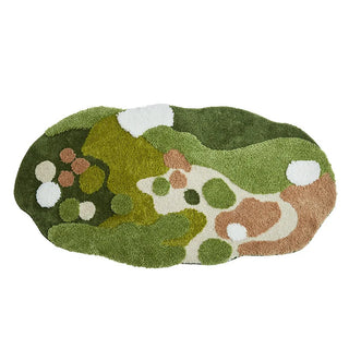 Tufting Moss Bedroom Area Rug