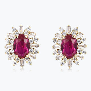 High Carbon Diamond Vintage Earrings