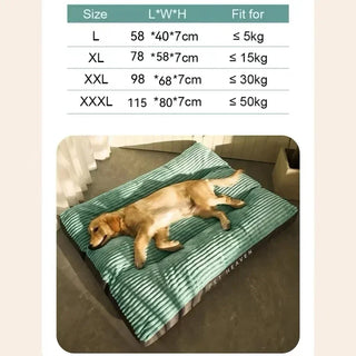 Oversize Pet Washable Sleeping Bed