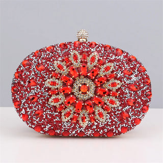 Crystal Cosmetic Evening Clutch Purse