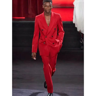 High-quality Double Breasted Men Suit