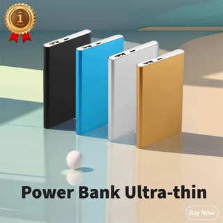 10000mAh Mobile Power Supply Portable Charger PowerBank Ultra-thin Fast Charger IPhoneXiaomi Mobile Phone External BackupBattery