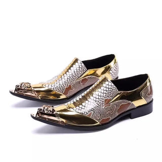 Metal Pointed Toe Leisure Shoes