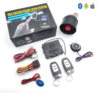 Car Alarm Push Button Start System