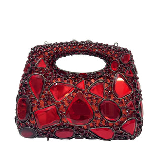 Luxury Rhinestone Bridal Wedding Clutch Purse