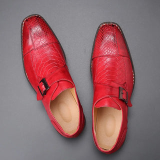 Men's Casual Snakeskin Business Shoes