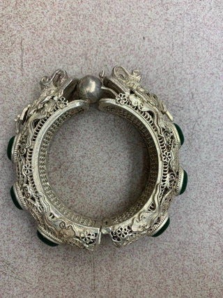Jade Beads Hand Made Bangle