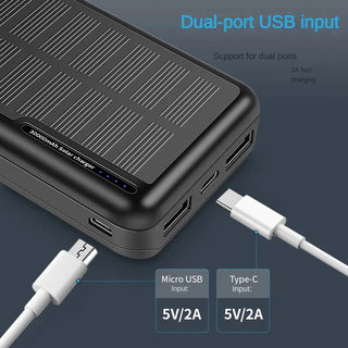 Solar Power External Battery Pack