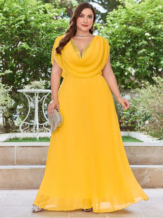 Luxury Chiffon Banquet Evening Dress