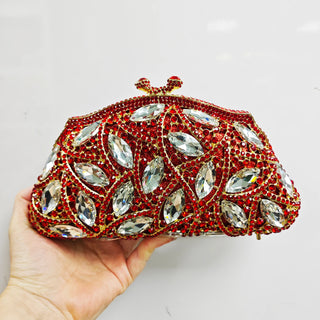 Big Rhinestone Evening Clutch  Purse