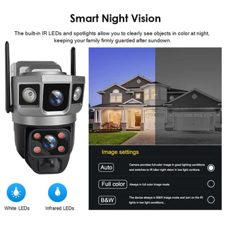 Outdoor Security WiFi 12MP Solar IP Camera