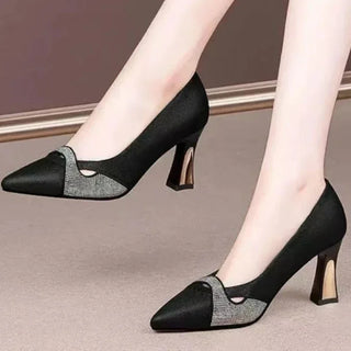 Sequins Pointed Shallow Mouth Shoes