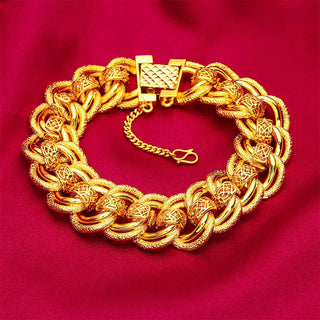 Hollow Fried Dough Twist Bracelet
