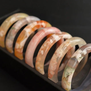 Genuine Agate Healing Gemstone Bangle