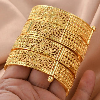 Ethiopian Gold Wedding Gift Bracelets