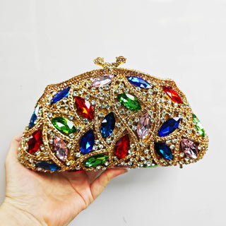 Big Rhinestone Evening Clutch  Purse