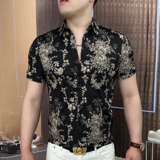 Business Casual Ice Silk Polo Shirt
