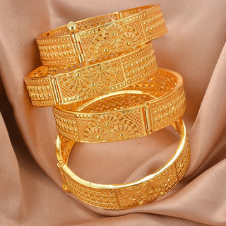 Ethiopian Gold Wedding Gift Bracelets