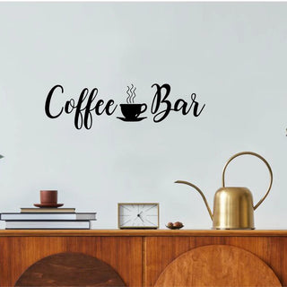 Coffee Bar Vinyl Wall Decal